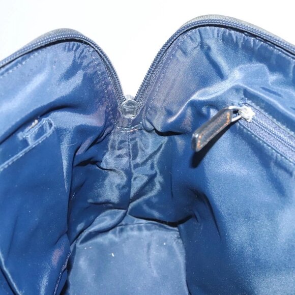 Christian Dior Trotter Canvas Hand Bag Navy Silver Auth sw686 - Picture 11 of 16